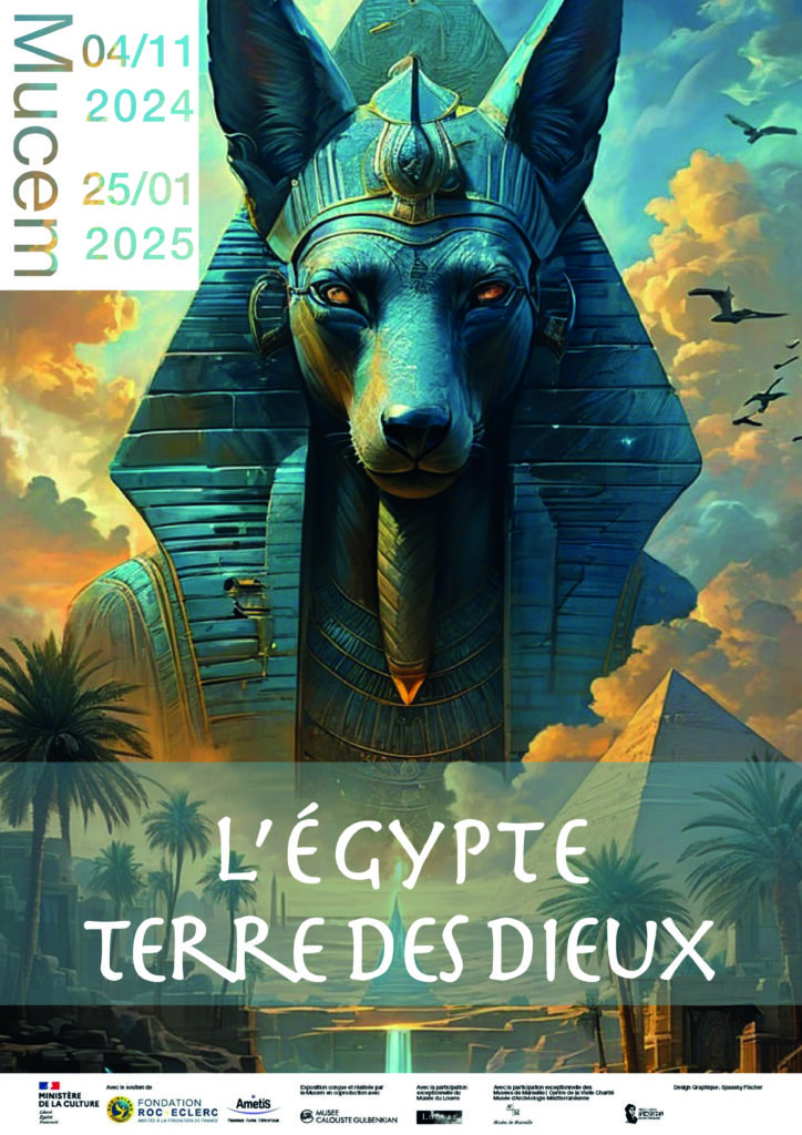 Affiche mucem expo Egypte