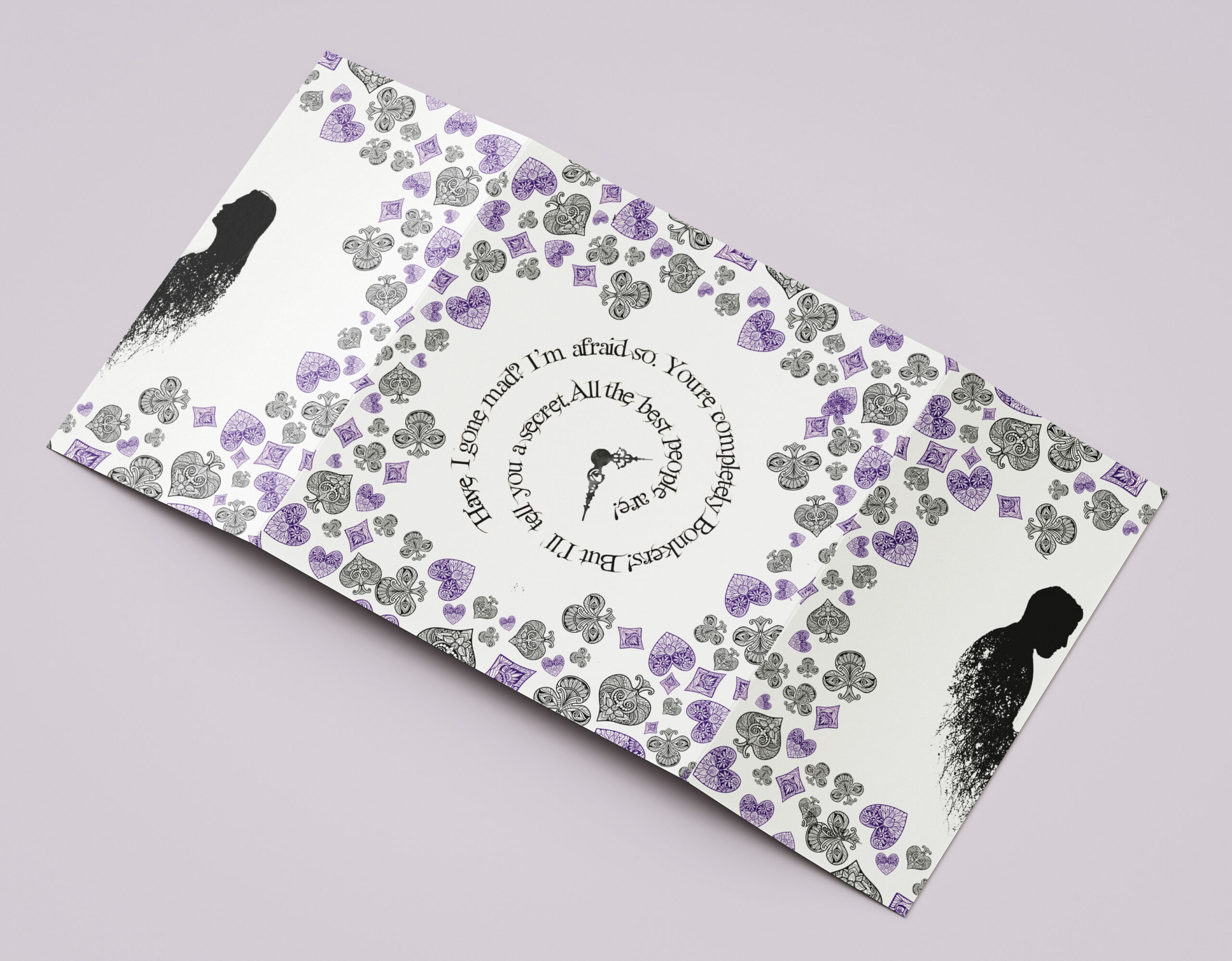 Faire-part de mariage Alice au pays des merveille