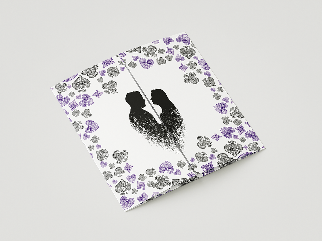 Faire-part de mariage Alice au pays des merveille Faire-part de mariage Alice au pays des merveille