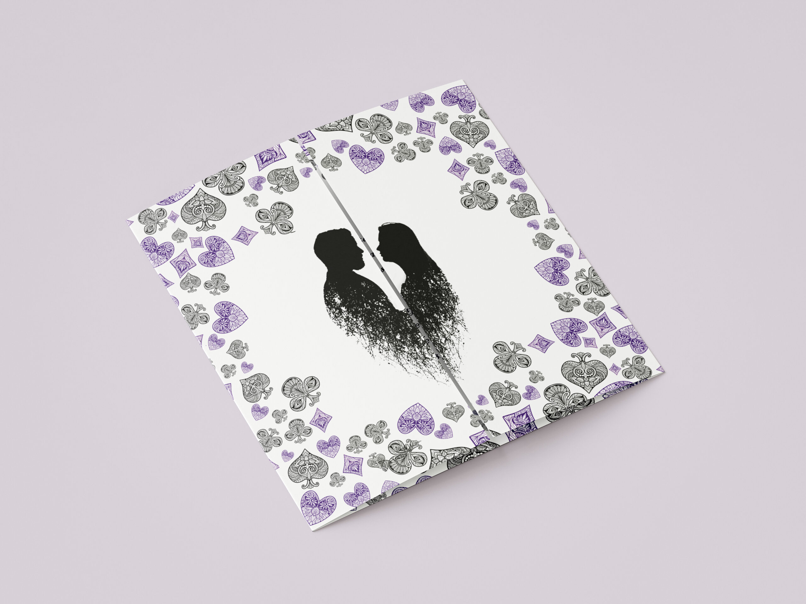 Faire-part de mariage Alice au pays des merveille